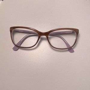 MK Michael Kors Eyeglass Frames Brown and Purple